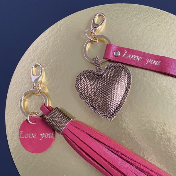 sleutelhangers goud