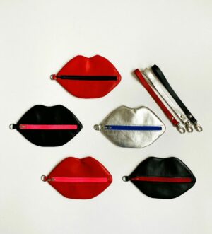 Leren Portemonnee Lips