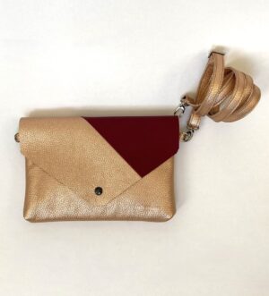 Marian tas met verwisselbare klep rose